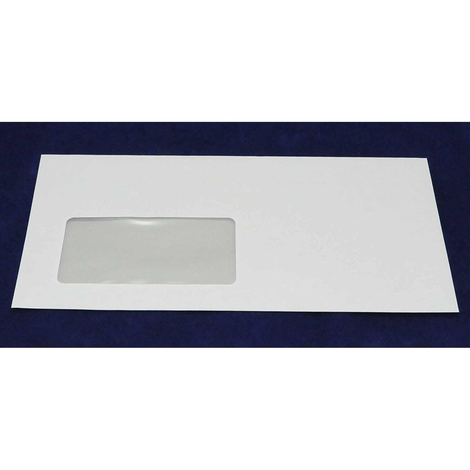 Magni, Busta da lettere, Buste DIN lunghe bianche autoadesive con finestra - 250 pezzi (DIN long, 250x)