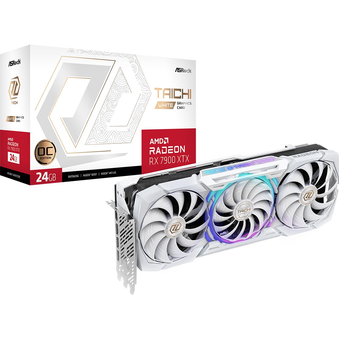 新品保証付 ASRock Radeon RX 7900 XTX TAICHI 白 ASRock > AMD Radeon™ RX 7900 XTX Taichi White 24GB OC