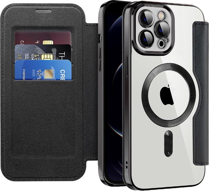 Produktbild Techsuit - SmartMag Book Case - iPhone 12 Pro - Black (Apple iPhone 12 Pro)