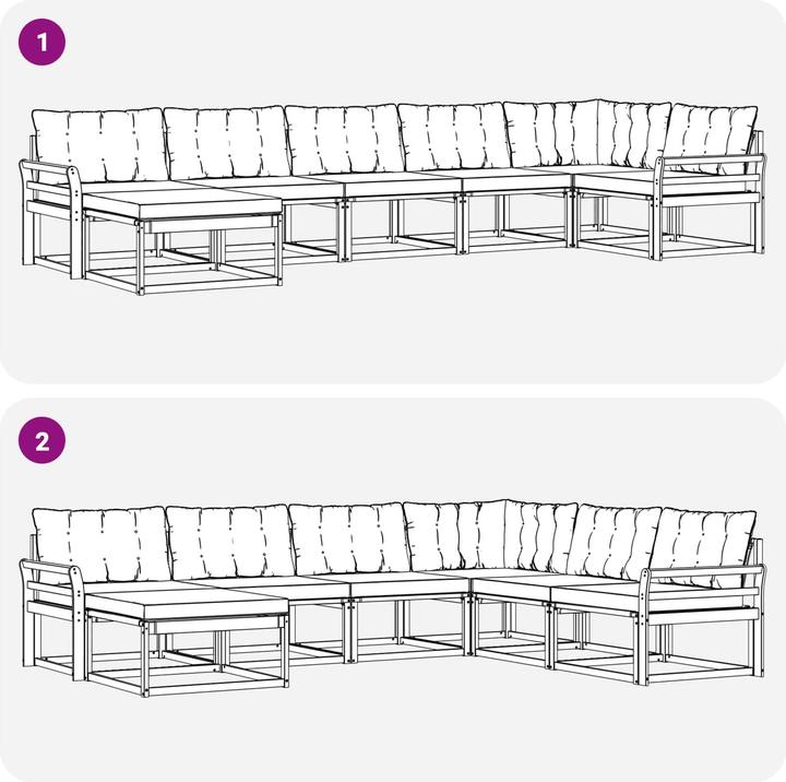 Produktbild vidaXL Sofa Set