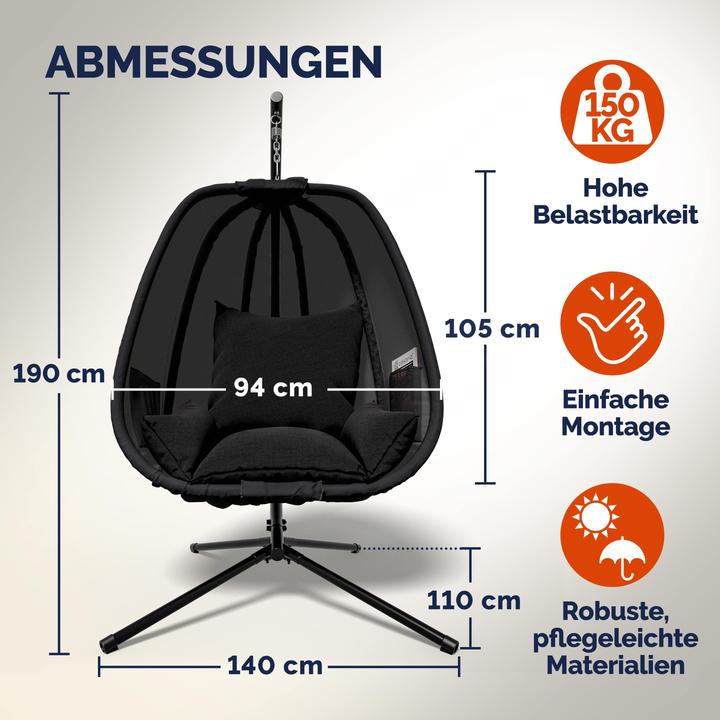 Produktbild Casaria Hängesessel