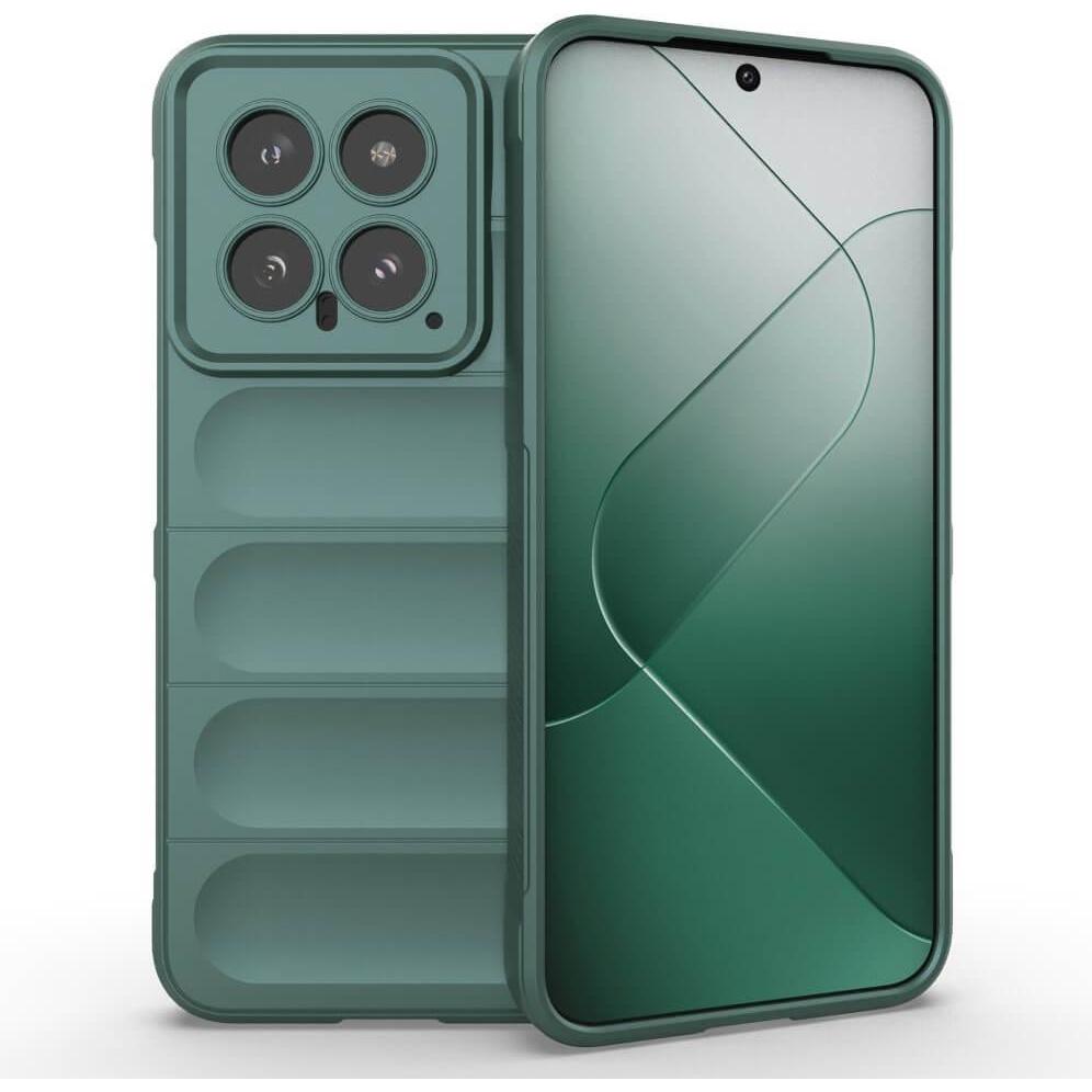 Cover-Discount Xiaomi 14 - Rugged Protective Cover grün (Xiaomi 14), Smartphone Hülle, Grün