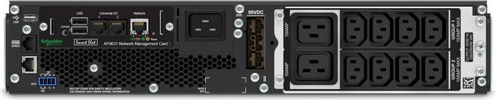 Immagine prodotto APC SRT3000RMXLI-NC (3000 VA, 2700 W, Doppio convertitore online UPS)