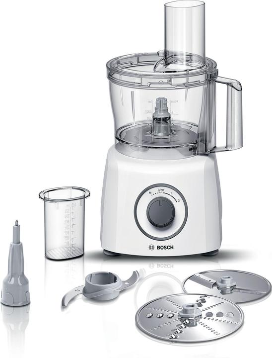 Bosch Hausgeräte Food Processor, MultiTalent 3 - MCM3110W - White (1000 ml, 800 W)
