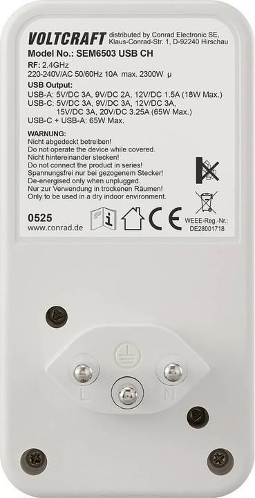 Actual product image Voltcraft SEM6503