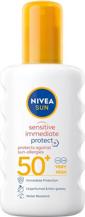 Actual product image NIVEA Sensitive immediate (SPF 50, 200 ml)