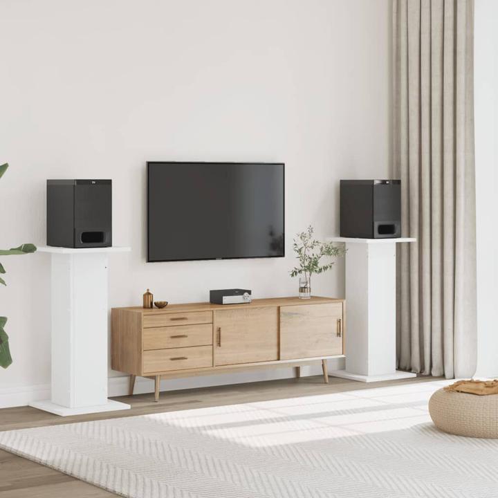 Image du produit vidaXL Pied d'enceinte 2 pièces 30 x 30 x 95 cm (1 paire, Support, Non mobile)