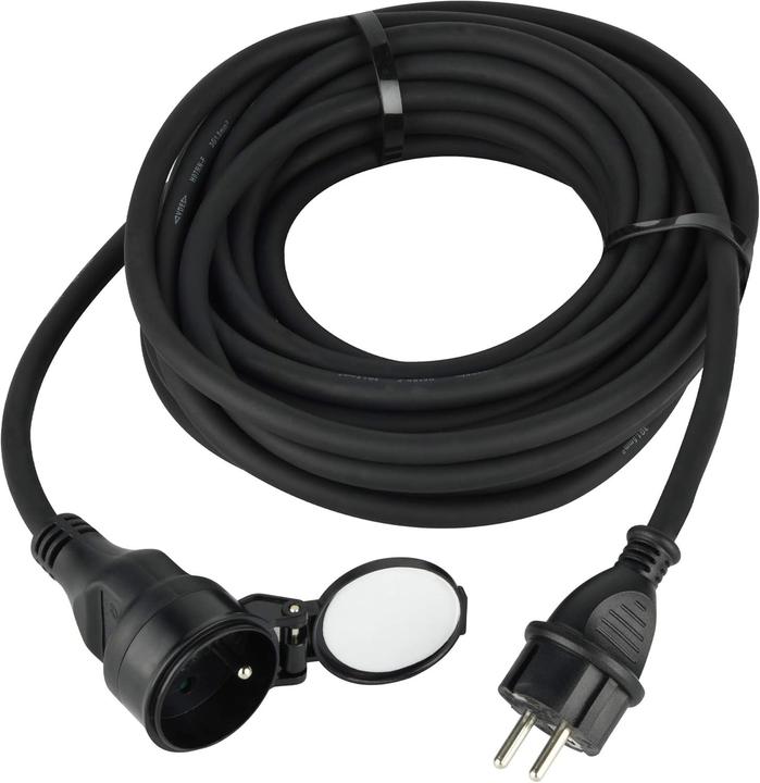 Immagine prodotto Electraline Energialine Professional Waterproof IP44 40M Black Extension Cable (40 m)