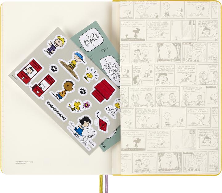 Image du produit Moleskine NB Peanuts LG lin HC Patty (A5, Large, À rayures, Blanc, Pointillés)