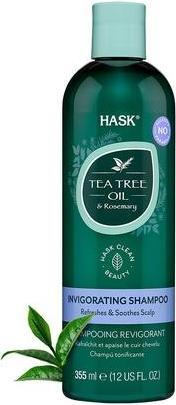 Actual product image Hask TEA TREE & ROSEMARY invigorating shampoo 355 ml (Liquid shampoo, 355 ml)