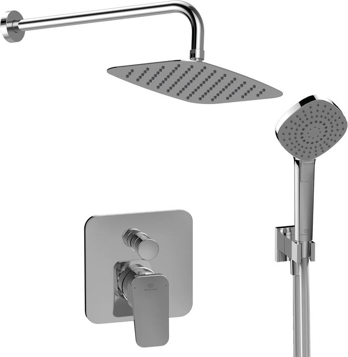Ideal Standard Shower Set with Dispenser Connection and Chrome Finish