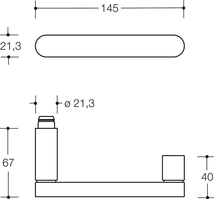 Immagine prodotto Hewi Set di rosette 270XAH01.230 Acciaio inox rotondo PZ DIN sinistra/destra D/D (Set di porte)