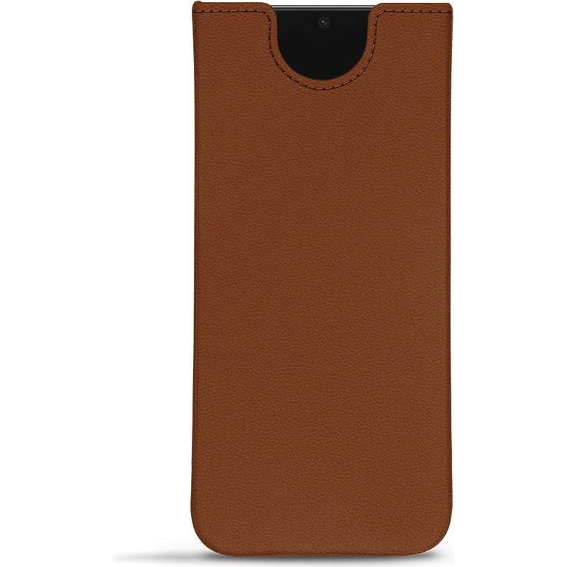 Noreve Lederschutzhülle (Samsung Galaxy S22 Ultra), Smartphone Hülle, Braun