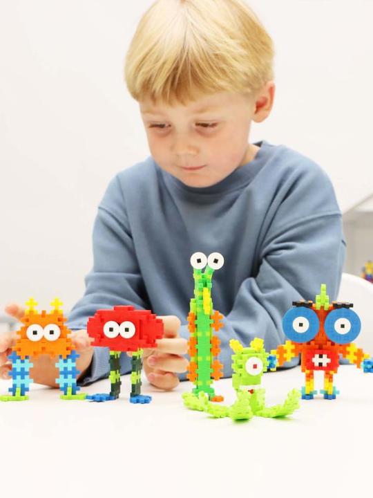 Actual product image Plus-Plus Creative building blocks aliens monsters