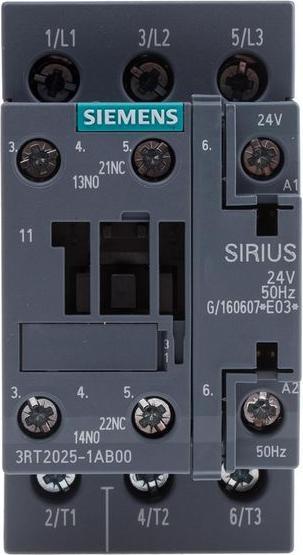 Produktbild Siemens Schütz 7,5kW 24Vac Größe 0