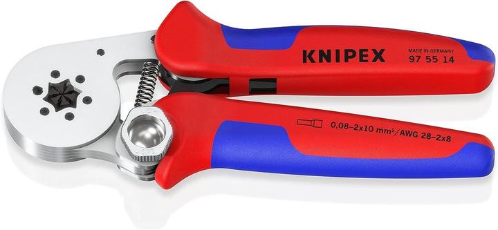 Produktbild Knipex Selbsteinstellende Crimpzange für Aderendhülsen (180 mm)