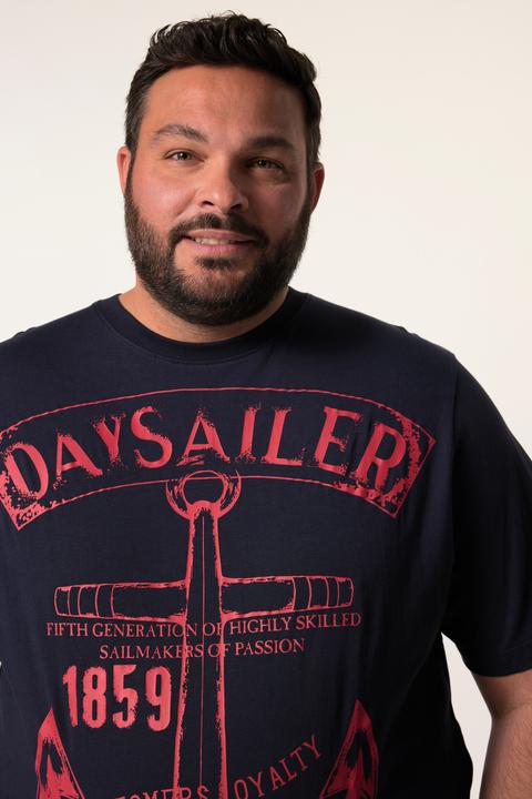 Produktbild Men+ T-Shirt, Halbarm, Bauchfit, Print, Rundhals (XXL)
