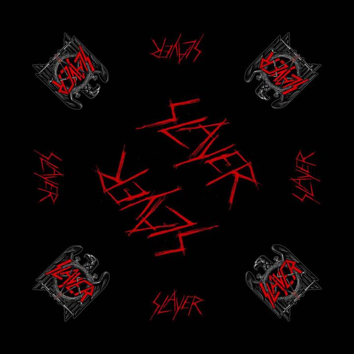 Produktbild Slayer Erwachsene Schwarzer Adler Bandana