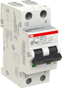 Actual product image ABB DS201A-B16/0,1 FI/LS switch 6kA, 1P+N, 2CSR255180R2165