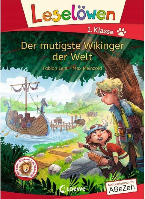 Produktbild Leselöwen 1. Klasse - Der mutigste Wikinger der Welt (Deutsch, Fabian Lenk, Loewe Erstlesebücher, Max Meinzold, 2022)