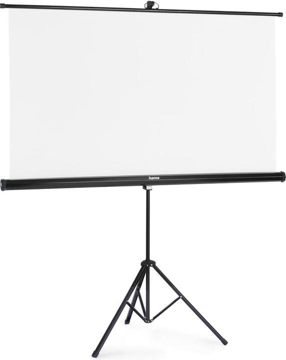 Actual product image Hama Screen with tripod, 155 x 155 cm, 2in1, mobile set, telescopic tube, white (86.22", 1:1)