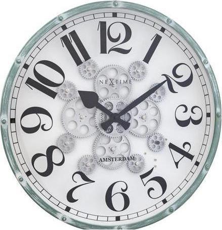 Nextime Wandklok - Ø 50 cm - wit - Henry (50 cm)