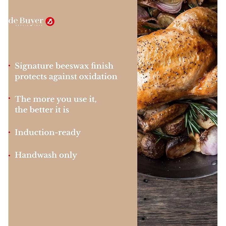 Actual product image de Buyer Mineral B Element (28 cm, Wok, Steel)