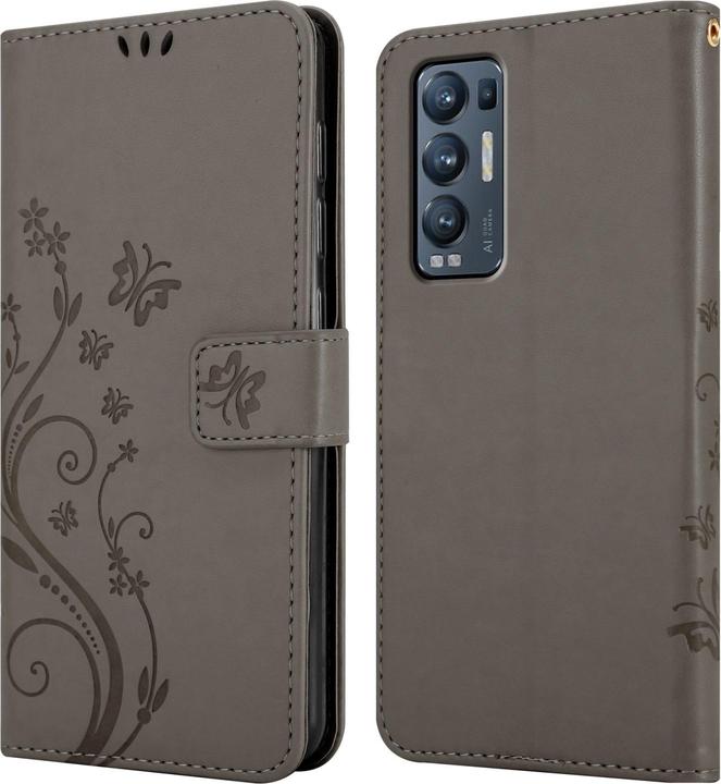 Immagine prodotto Cadorabo Copertina del libro a fiori (Oppo Find X3 Neo)