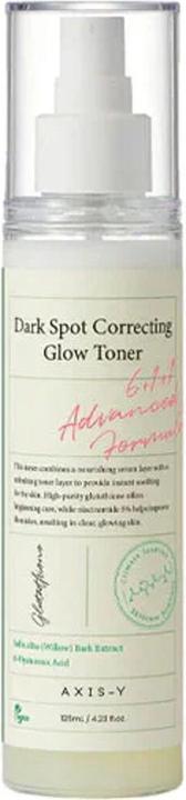 Actual product image Ilios AXIS-Y Dark Spot Correcting Glow Toner tonik wyrównujący koloryt skóry 125ml (Face toner, 125 ml)