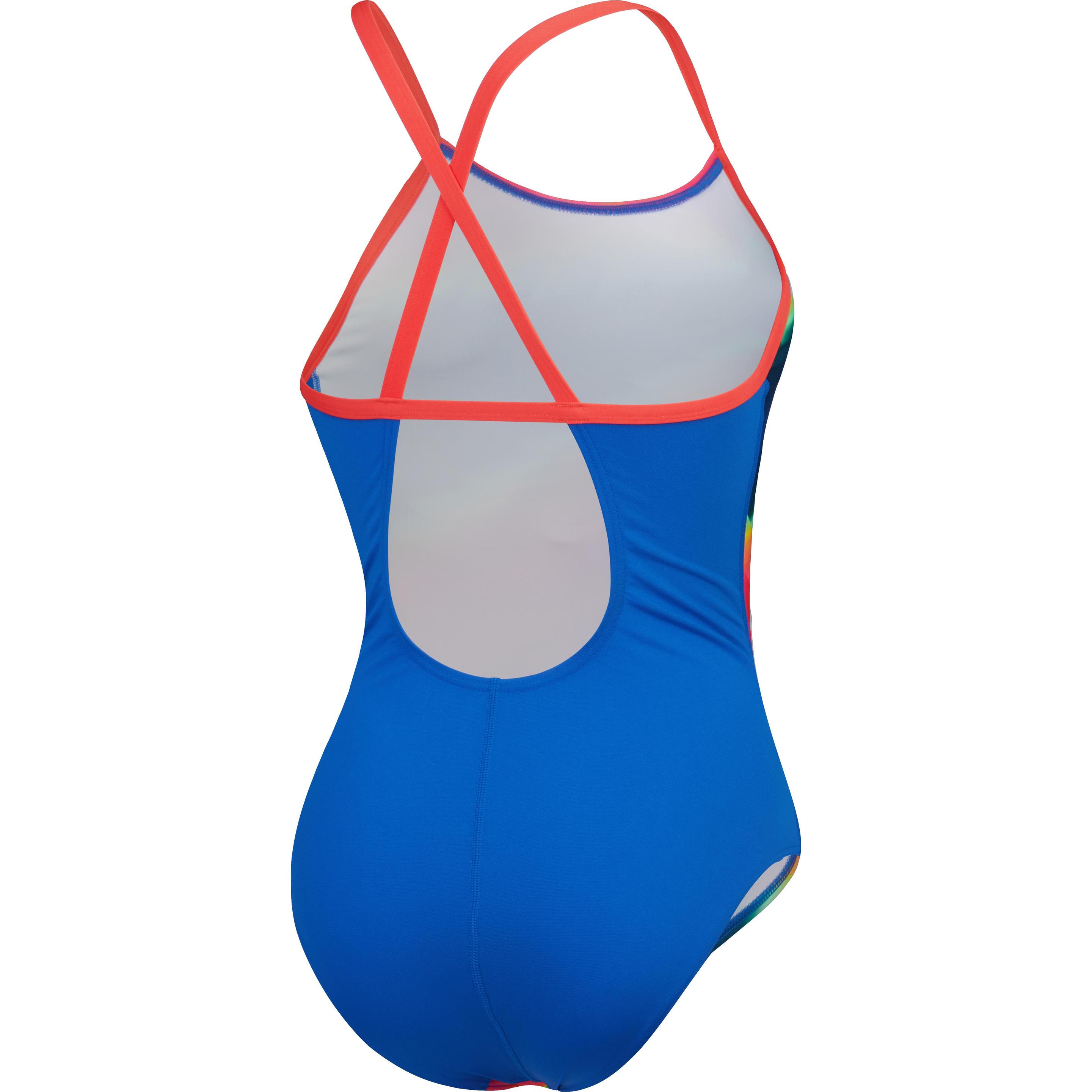 Thumbnail - Speedo, Damen, Badeanzug, Allover Fixed Crossback, Mehrfarbig, (W36/L40)