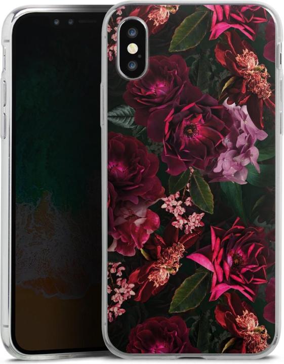 Actual product image DeinDesign Slim Case für Apple iPhone Xs Silikon Hülle Ultra Dünn Handyhülle Blumen Blüte Rose (Apple iPhone XS)