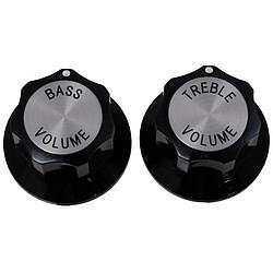 AllParts AP PK 3248-023 Manopole Ric Vol., nere, 2 (Parti di ricambio per strumenti), Accessori per strumenti, Nero