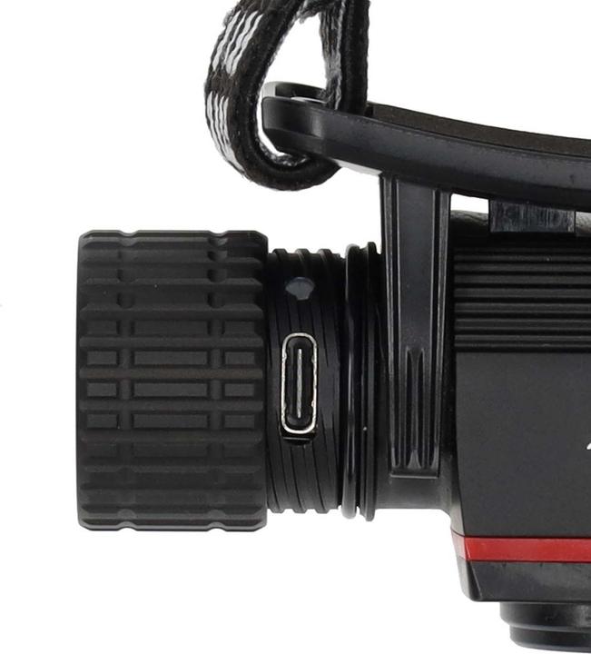 Produktbild Nedis LED stirnlampe | Batteriebetrieben / Stromversorgung über USB | 3.7 V DC | Batterien enthalten (1000 lm)