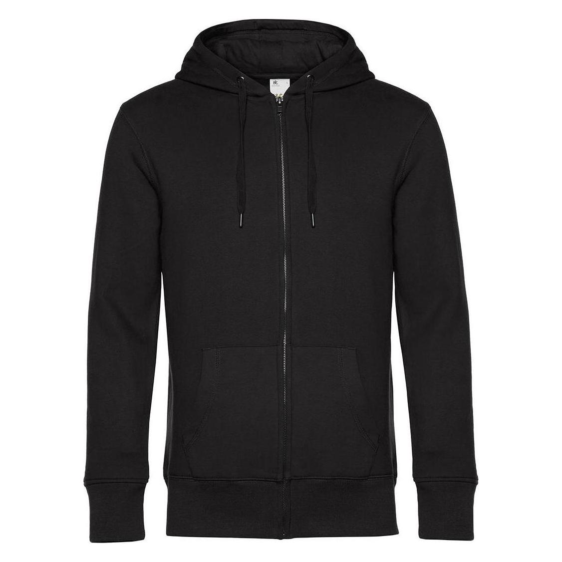 B&C, Herren, Pullover, King, Schwarz, Grau, (Xl)