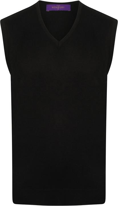 Produktbild Henbury FeinstrickPullunder mit VAusschnitt (M)