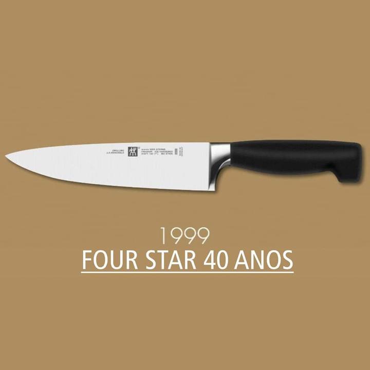 Produktbild Zwilling Vier Sterne *40 Jahre* Kochmesser, 180 mm (18 cm)