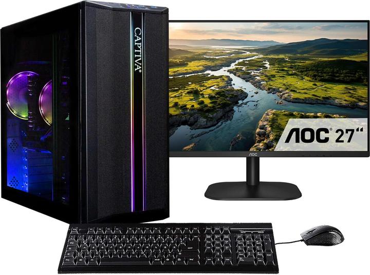 Actual product image Captiva Power Starter R80-028 TFT Bundle Ryzen 7 Radeon Graphics (1000 GB, 32 GB, AMD Ryzen 7 5700G, AMD Radeon Graphics)