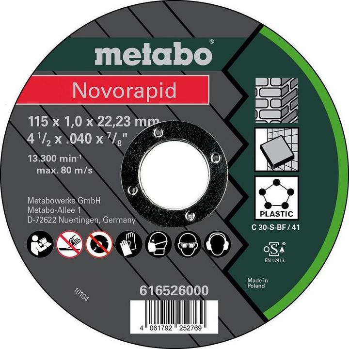 Actual product image Metabo Trennscheiben