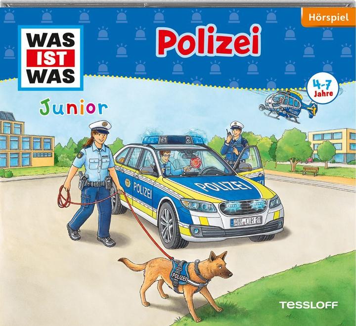 Productafbeelding Was ist Was JUNIOR - Polizei (Duits, Luis-Max Anders, Friederike Wilhelmi, Frank Casaretto, Markus Humbach, Charlotte Habersack, 2009)