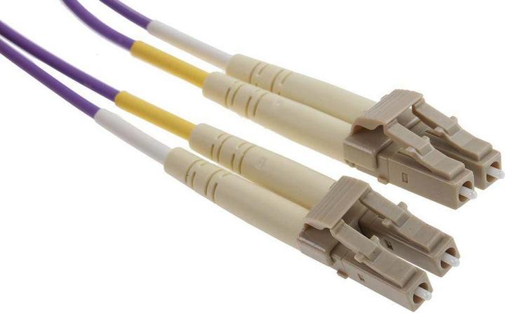 Actual product image RS PRO Patch cord 50/125 LC DX OM3 5m (5 m)