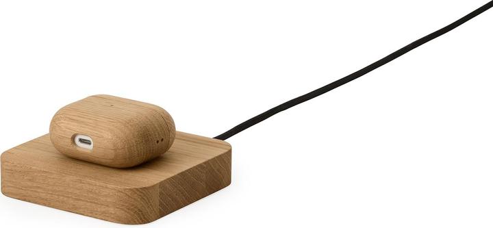 Produktbild Oakywood Charging Pad (OakyBlocks) Kabelloses Schreibtisch-Ladegerät aus Holz - Eiche -