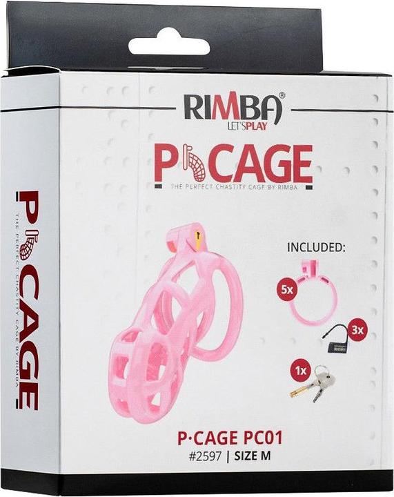 Actual product image Rimba P-Cage penis cage (M)