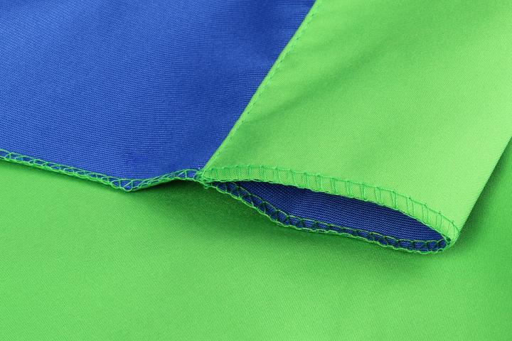 Actual product image Studioking Fabric Background 2,7x5 m Blue/Green (270 cm, 500 cm)