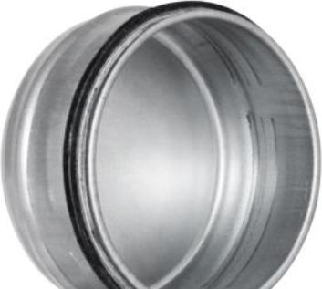 Alnor end collar Ø160 NP - Til indvendig assembly