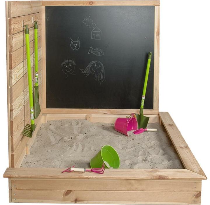 Actual product image Esschert Design Corner sandpit with board