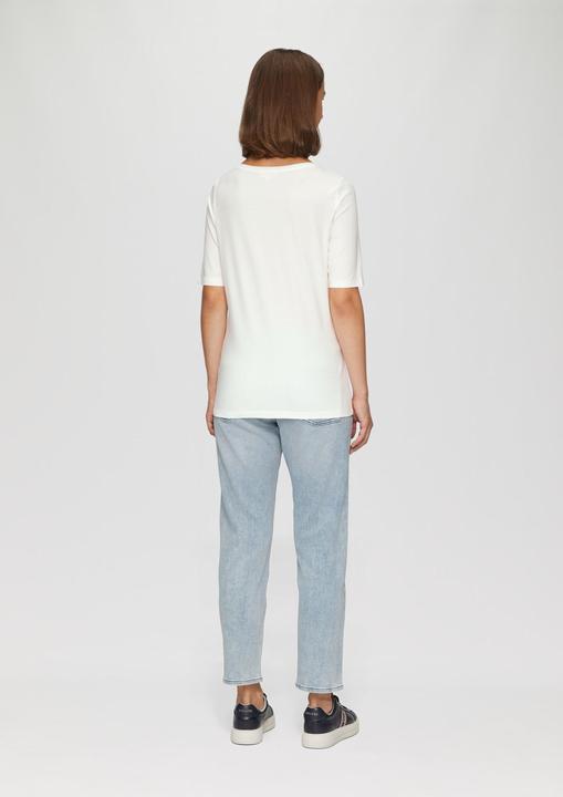 Actual product image S.Oliver T-Shirt Elastisches T-Shirt mit Frontprint (48)