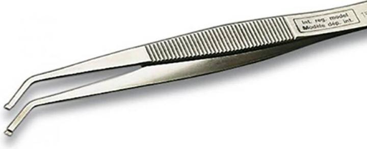 Produktbild Weller Erem SMD-Pinzette, 1.2... 2.5 mm Spitzen SMD Edelstahl 40° abgewinkelt / Rund 115mm