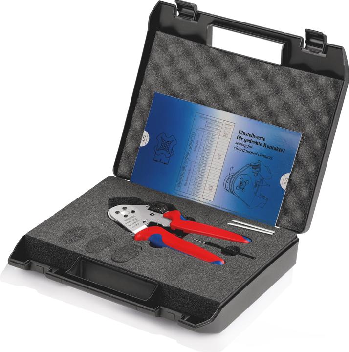 Produktbild Knipex Vierdornpresszange für gedrehte Kontakte (180 mm)