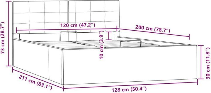 Immagine prodotto vidaXL Bine (120 x 200 cm)