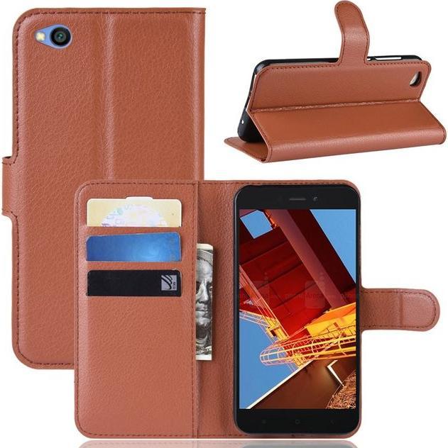 Actual product image MU Classic Litchi Leather Bookcover Series (Xiaomi Redmi Go)